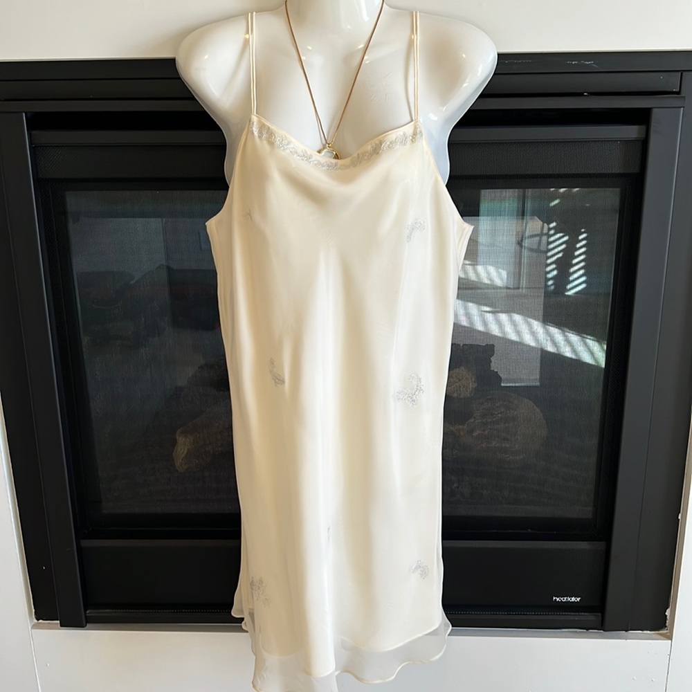 Valerie Steven’s Brocade slip dress M